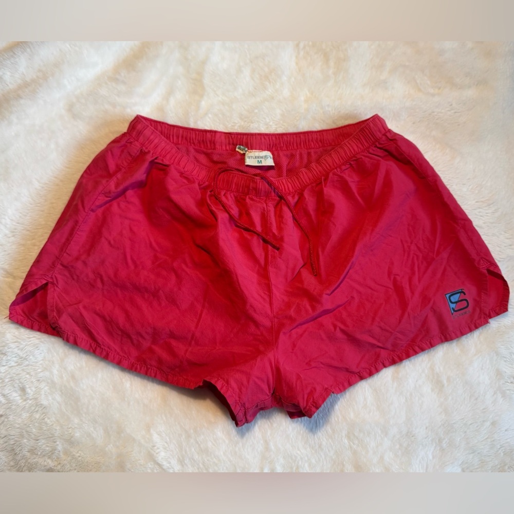 MINT VINTAGE 80s RARE Red Men’s Track Shorts